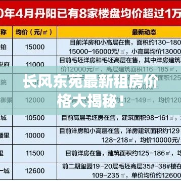 長風(fēng)東苑最新租房價格大揭秘！